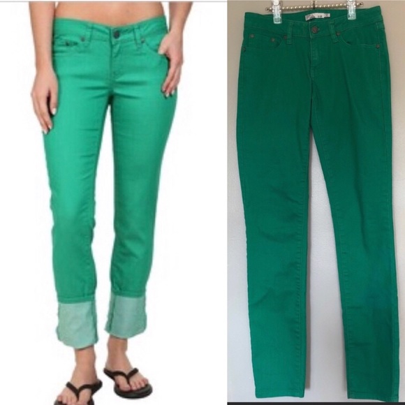 bright green jeans womens